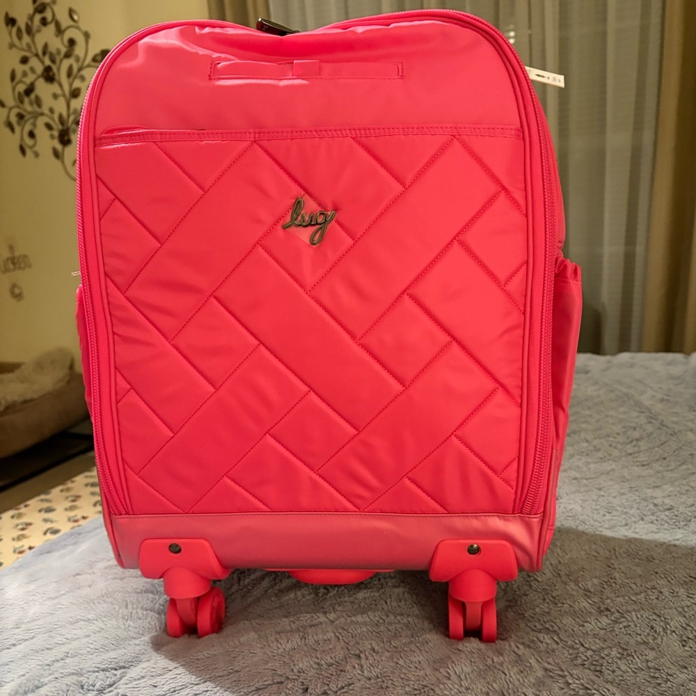 Lug Porter Wheeled Luggage Bag in Magenta